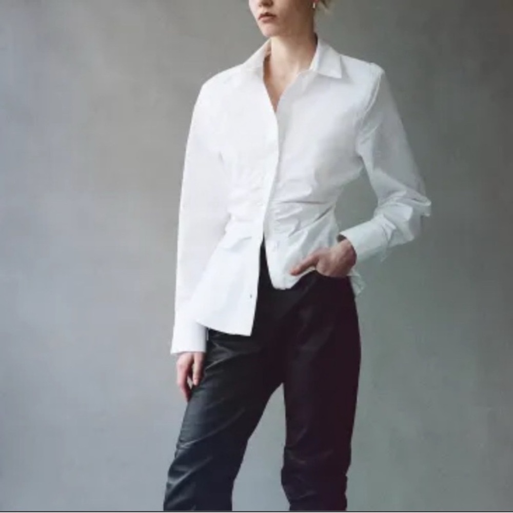 White Button-Up Shirt